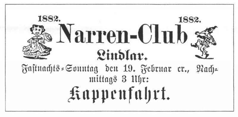 Narrenclub Kappenfahrt 1882